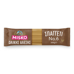MISKO Σπαγγέτι Ολικής Άλεσης Νο6 500 g