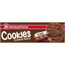 Cookies Μπισκότα με Κομμάτια Σοκολάτας & Κακάο 180gr