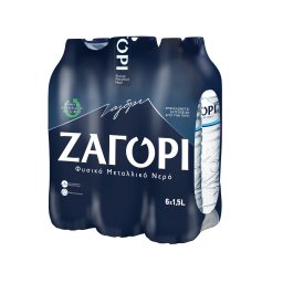 ΖΑΓΟΡΙ Νερό Φυσικό Μεταλλικό 6 × 1,5 L