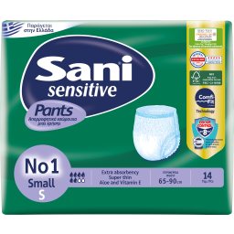 Sensitive Pants Εσώρουχα Ακράτειας Νο1 Small 14τεμ