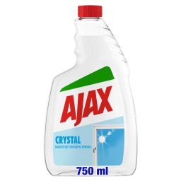 AJAX Καθαριστικό Τζαμιών Crystal Clean Ανταλλακτικό 750 ml