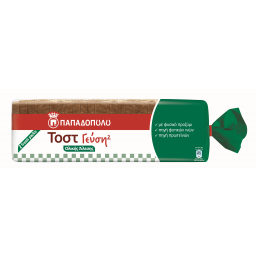 Γεύση² Ψωμί για Τοστ Ολικής Άλεσης Vegan 700gr