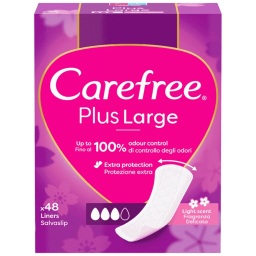 CAREFREE Σερβιετάκια Plus Large 48 τεμ.