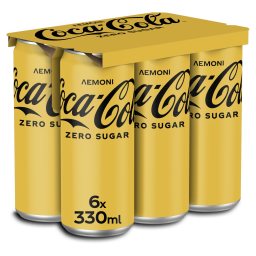 Zero Αναψυκτικό με Λεμόνι Χωρίς ζάχαρη 6x330ml
