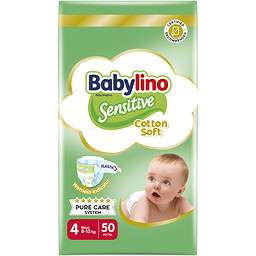Sensitive Πάνες Cotton Soft Νο4 Maxi 8-13kg 50τεμ