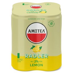 Radler Μπίρα με Λεμόνι 4x330ml