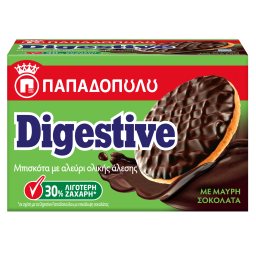 Digestive Μαύρη Σοκολάτα 200gr 30% Λιγότερη ζάχαρη