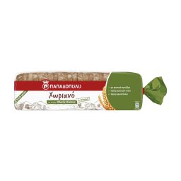 Χωριανό Ψωμί για Τοστ Ολικής Άλεσης & Dinkel Vegan 700gr