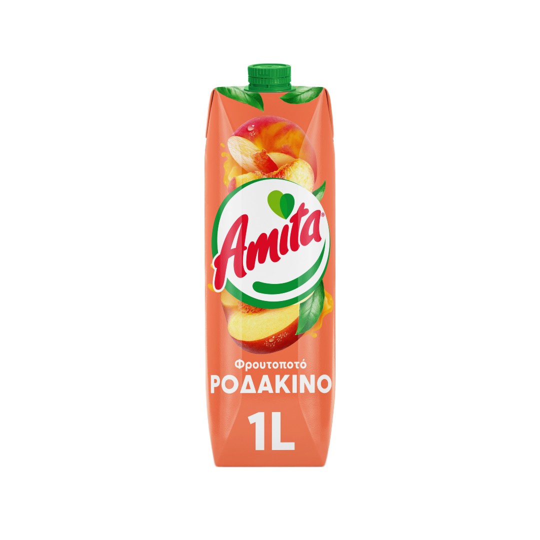 amita φρουτοποτό ροδάκινο 1 L