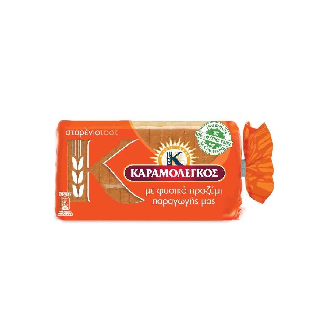 Ψωμί για Τοστ Σίτου με Προζύμι 340gr
