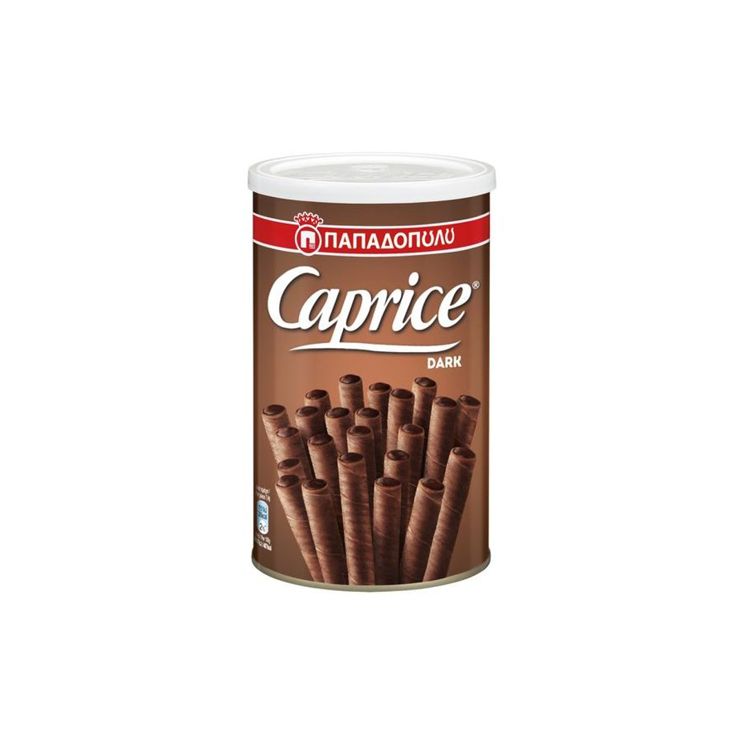 Caprice Γκοφρέτα Πουράκια Μαύρη Σοκολάτα 250gr
