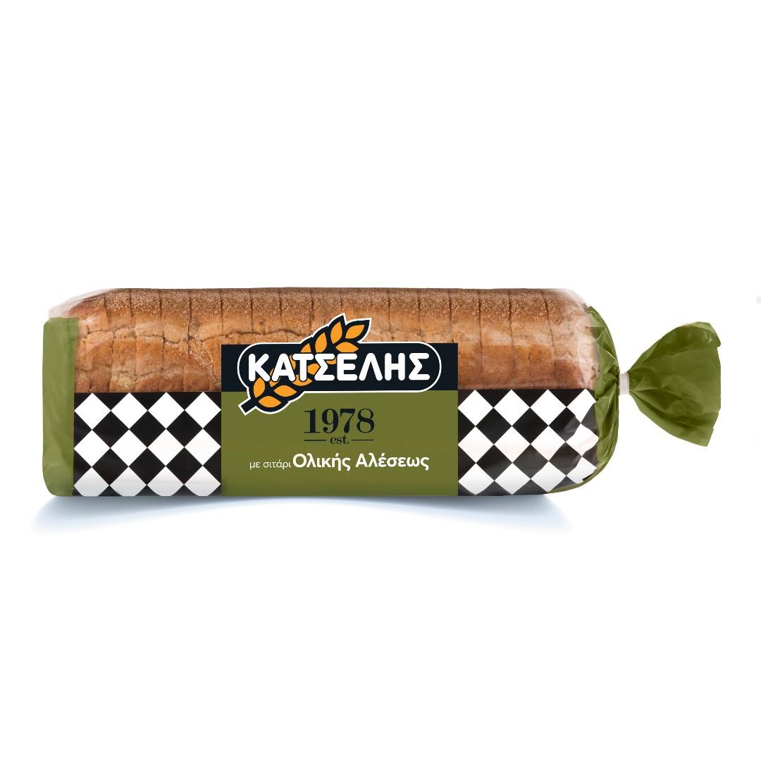 Ψωμί για Τοστ με Σιτάρι Ολικής Άλεσης 720gr