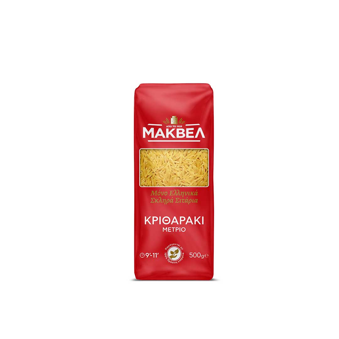 ΜΑΚΒΕΛ Κριθαρακι Μετριο 500 g