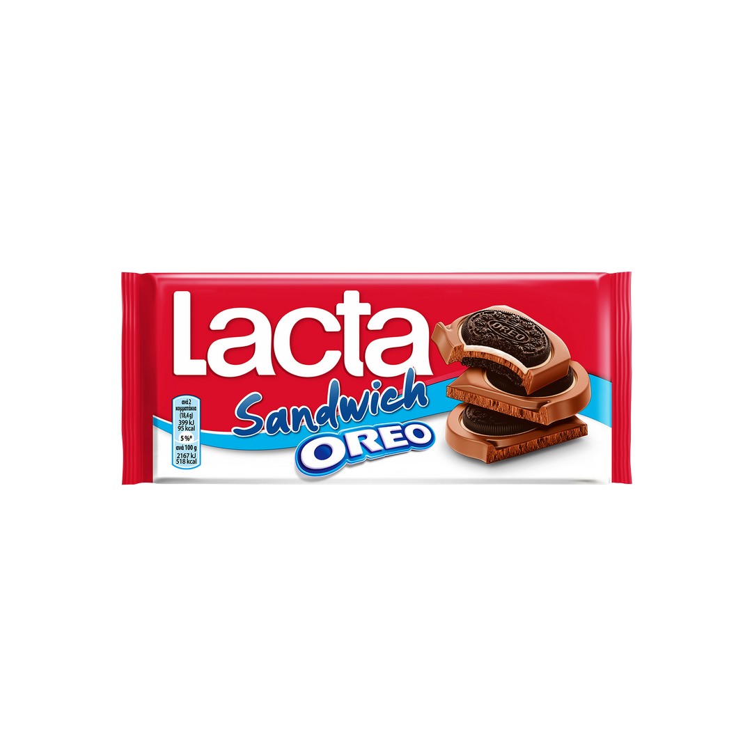 LACTA Σοκολάτα Sandwich Oreo 92 g