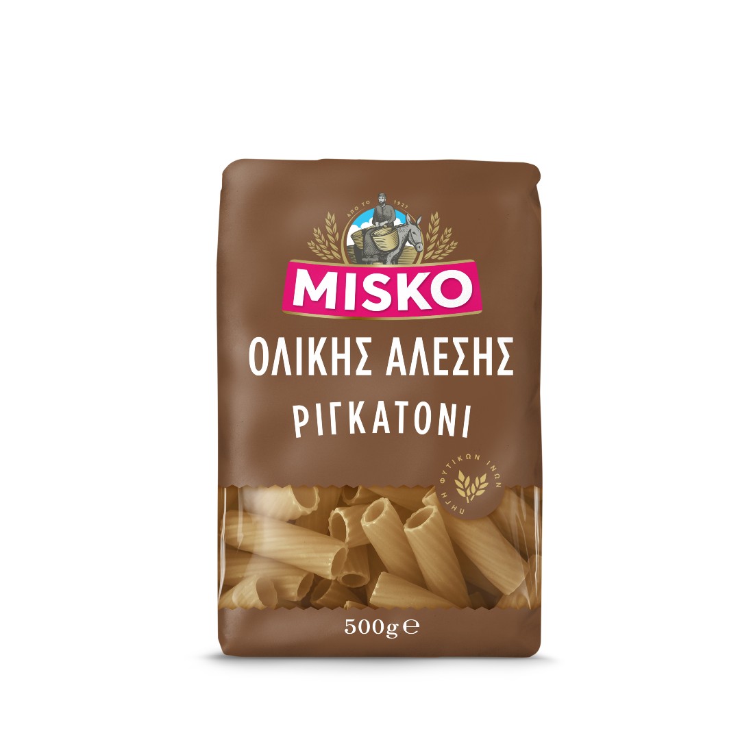 MISKO Ριγκατόνι Ολικής Άλεσης 500 g