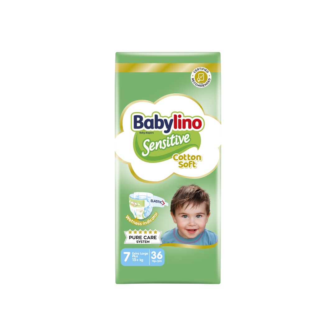 Sensitive Πάνες Cotton Soft Νο7 Extra Large Plus 15+ kg 36τεμ