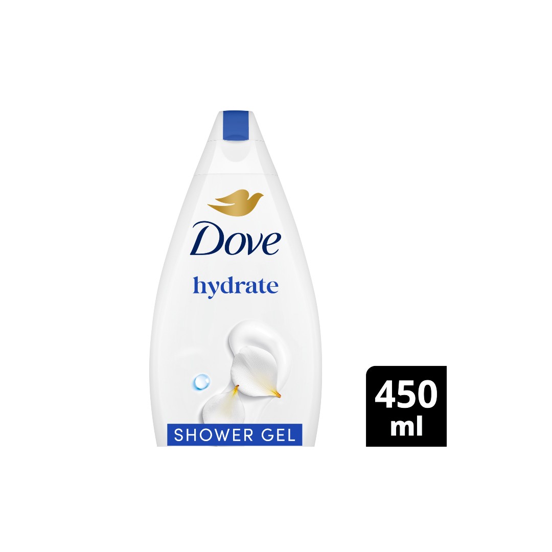 dove αφρόλουτρο hydrate . 450 ml
