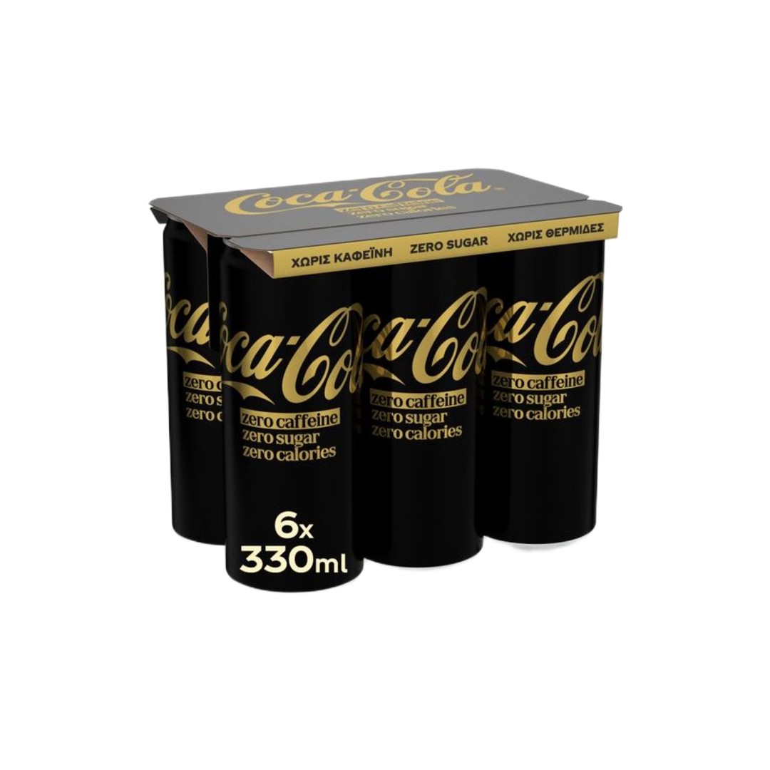 Zero Αναψυκτικό Χωρίς καφεΐνη Χωρίς ζάχαρη 6x330ml