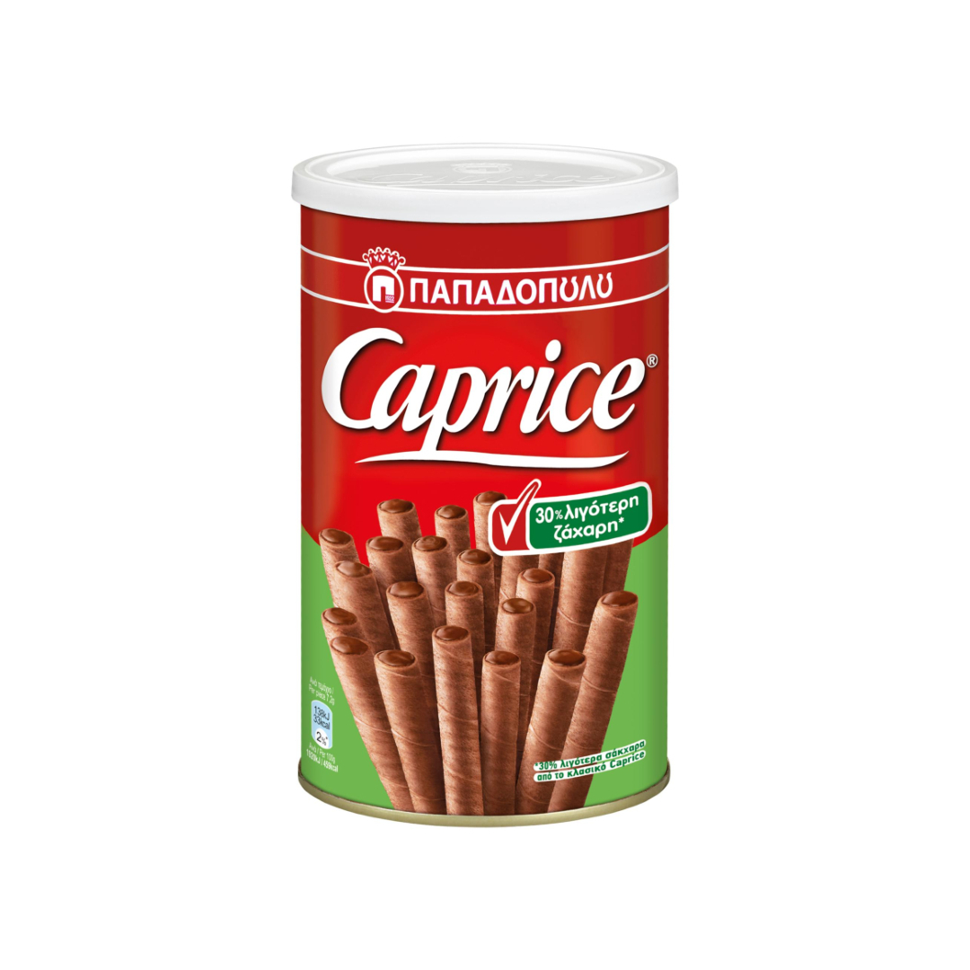 Caprice Γκοφρέτα Πουράκια με 30% Λιγότερη Ζάχαρη 250gr