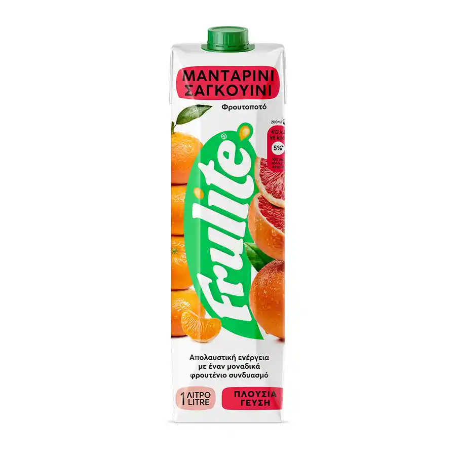 frulite φρουτοποτό μανταρίνι σαγκουίνι 1 L