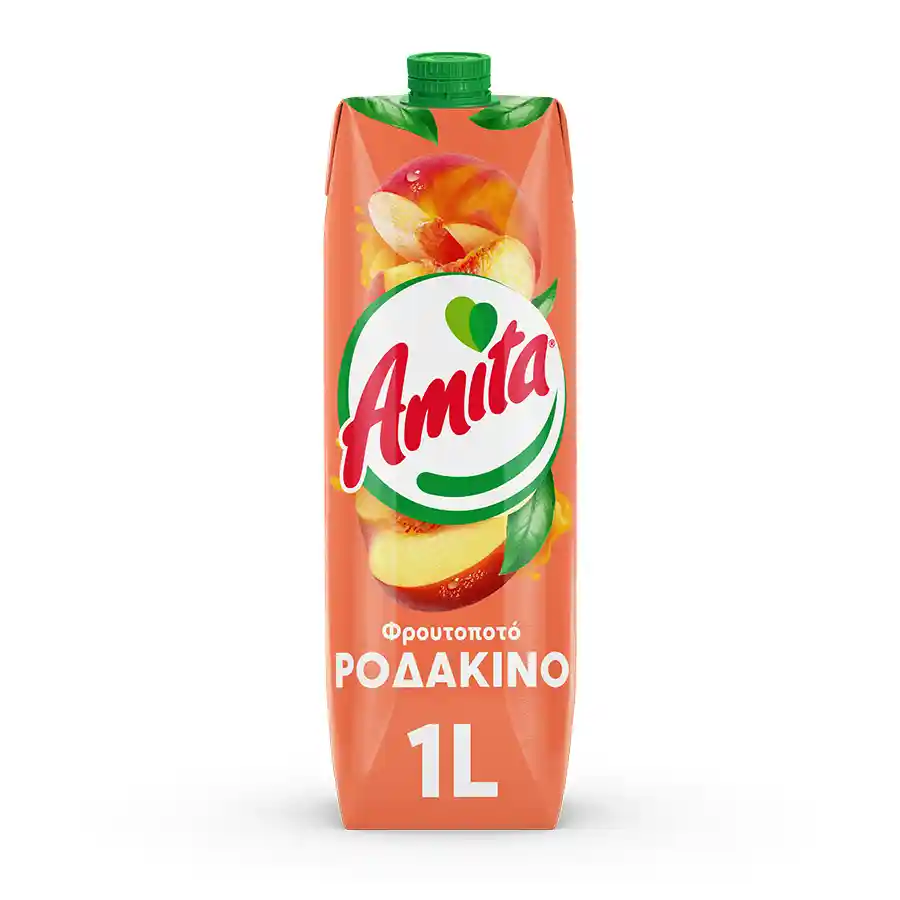 amita φρουτοποτό ροδάκινο 1 L