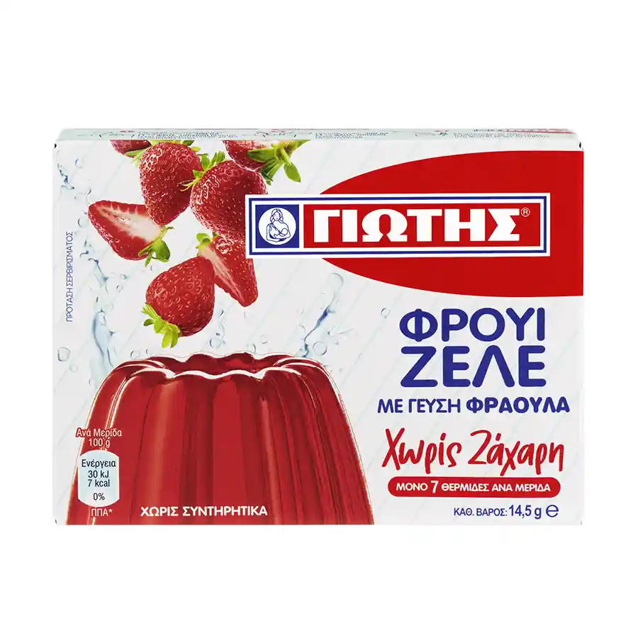 ΓΙΩΤΗΣ Φρουί Ζελέ Φράουλα Χωρίς Ζάχαρη 14,5 g