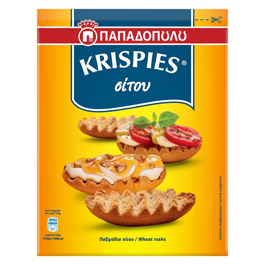 Krispies Παξιμαδια Σιτου 200gr