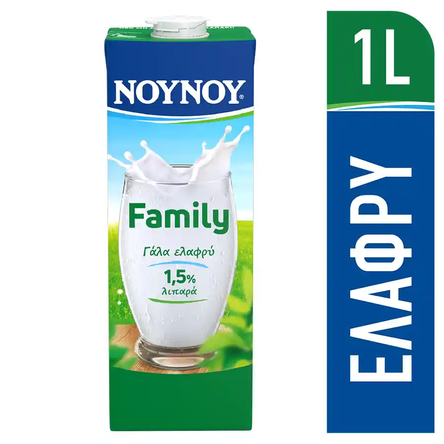 Family Γάλα Υψηλής Παστερίωσης Ελαφρύ 1lt