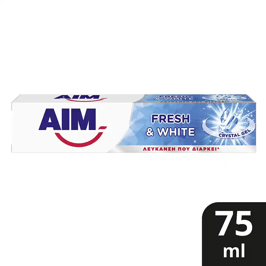 AIM Οδοντόκρεμα Crystal Gel 75 ml