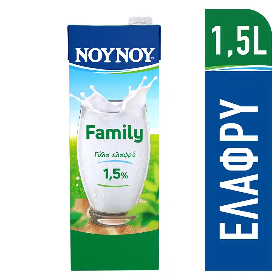 Family Γάλα Υψηλής Παστερίωσης Ελαφρύ 1,5lt