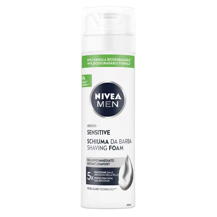 NIVEA Men Αφρός Ξυρίσματος Sensitive 200 ml