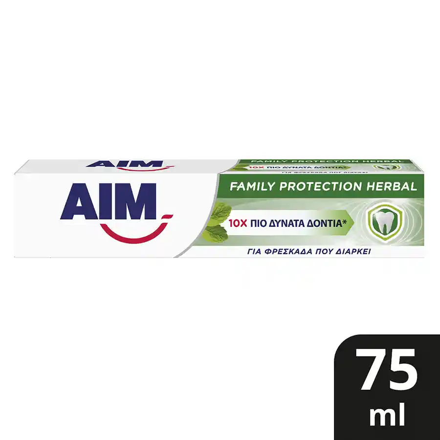 AIM Family Protection Οδοντόκρεμα Herbal 75 ml