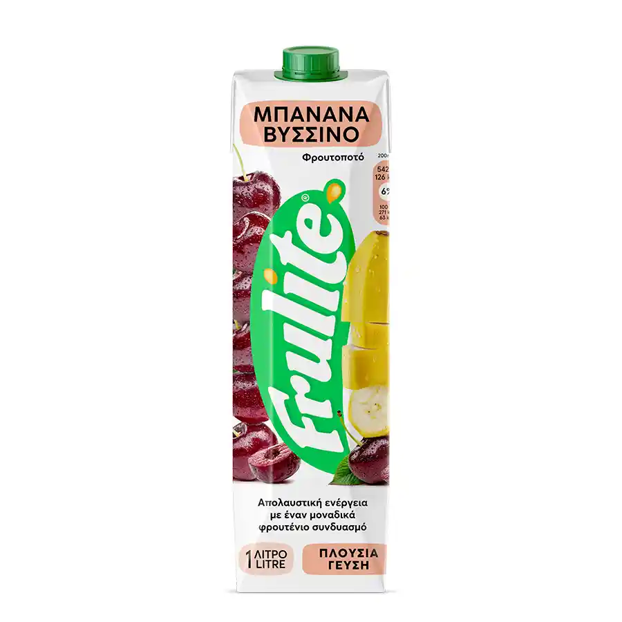 FRULITE Φρουτοποτό Μπανάνα Βύσσινο 1 L