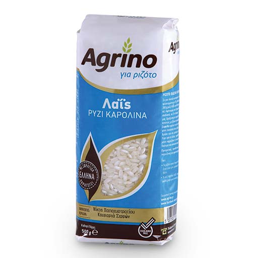 AGRINO Λαΐς Ρύζι Καρολίνα 500 g