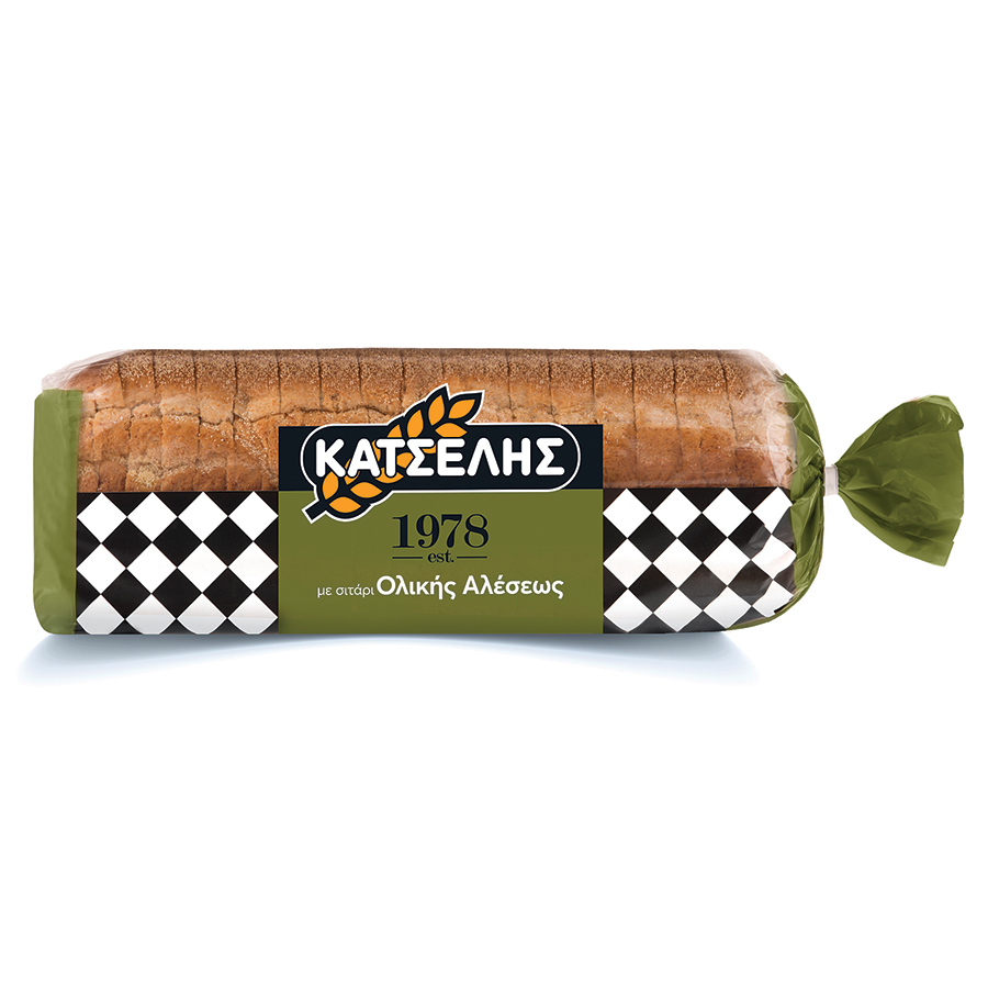 Ψωμί για Τοστ με Σιτάρι Ολικής Άλεσης 720gr