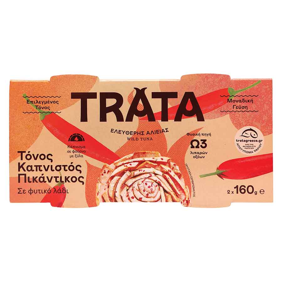 TRATA Τόνος Καπνιστός Πικάντικος 2 × 160 g