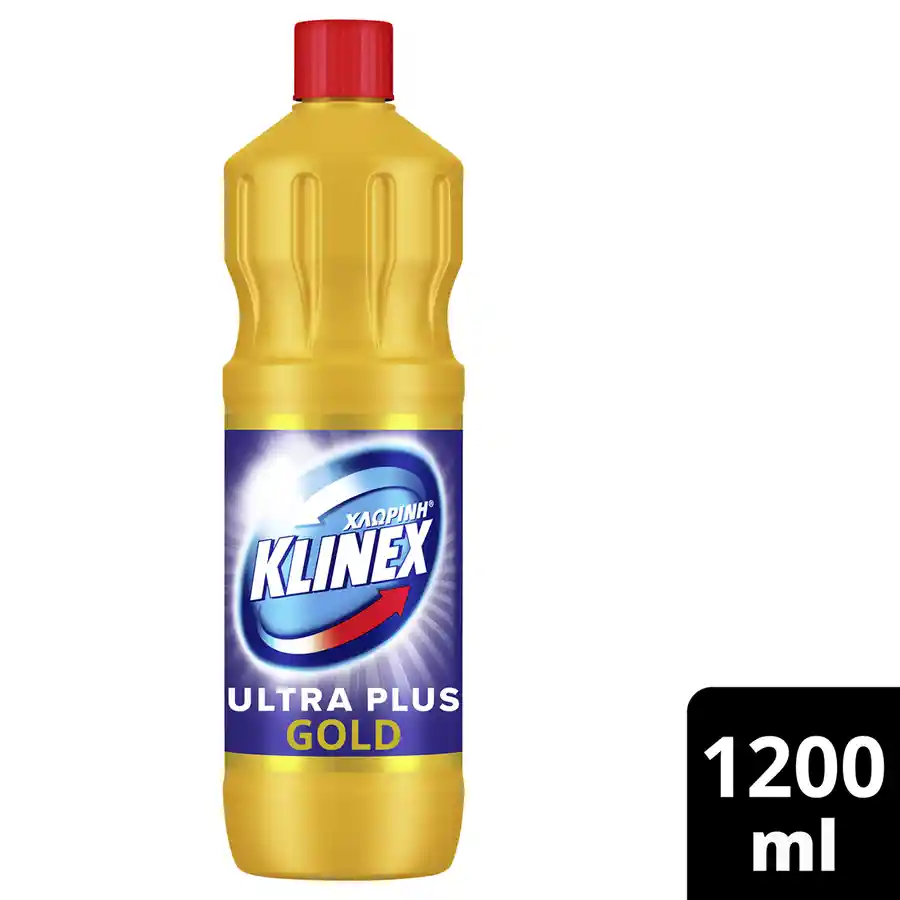 KLINEX Ultra Plus Χλωρίνη Gold 1,2 L