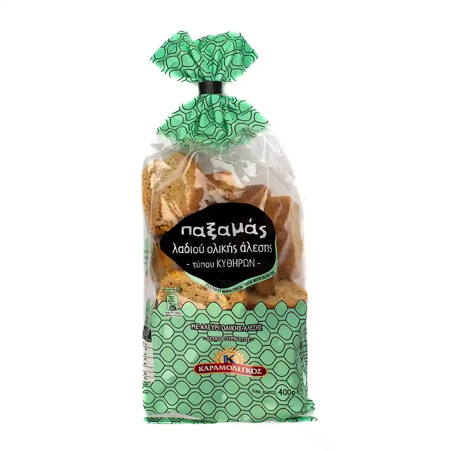 Παξαμάς Λαδιού Ολικής Άλεσης 400gr