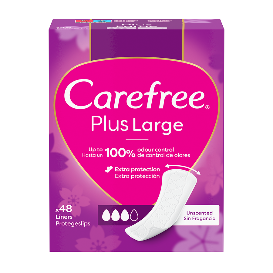 CAREFREE Σερβιετάκια Plus Large 48 τεμ.