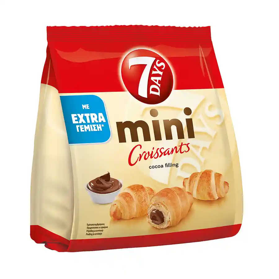 Mini Κρουασάν με γέμιση Κρέμα Κακάο 103g