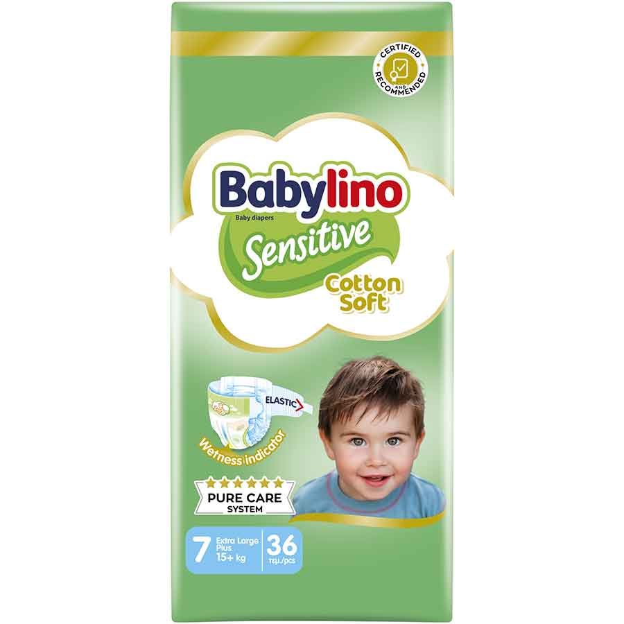 Sensitive Πάνες Cotton Soft Νο7 Extra Large Plus 15+ kg 36τεμ