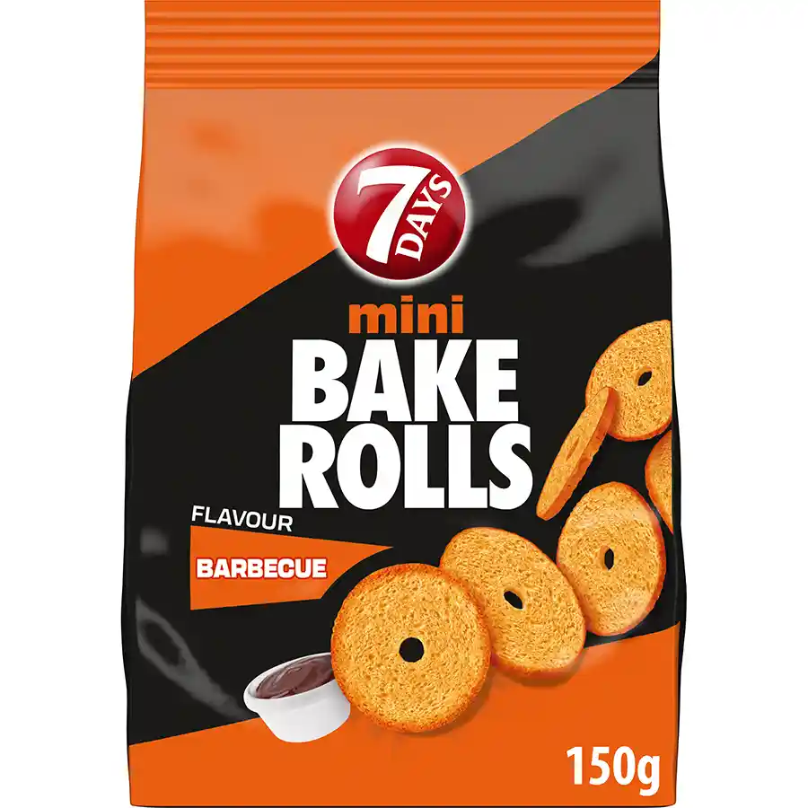 Mini Bake Rolls Σνακ Barbeque 150gr