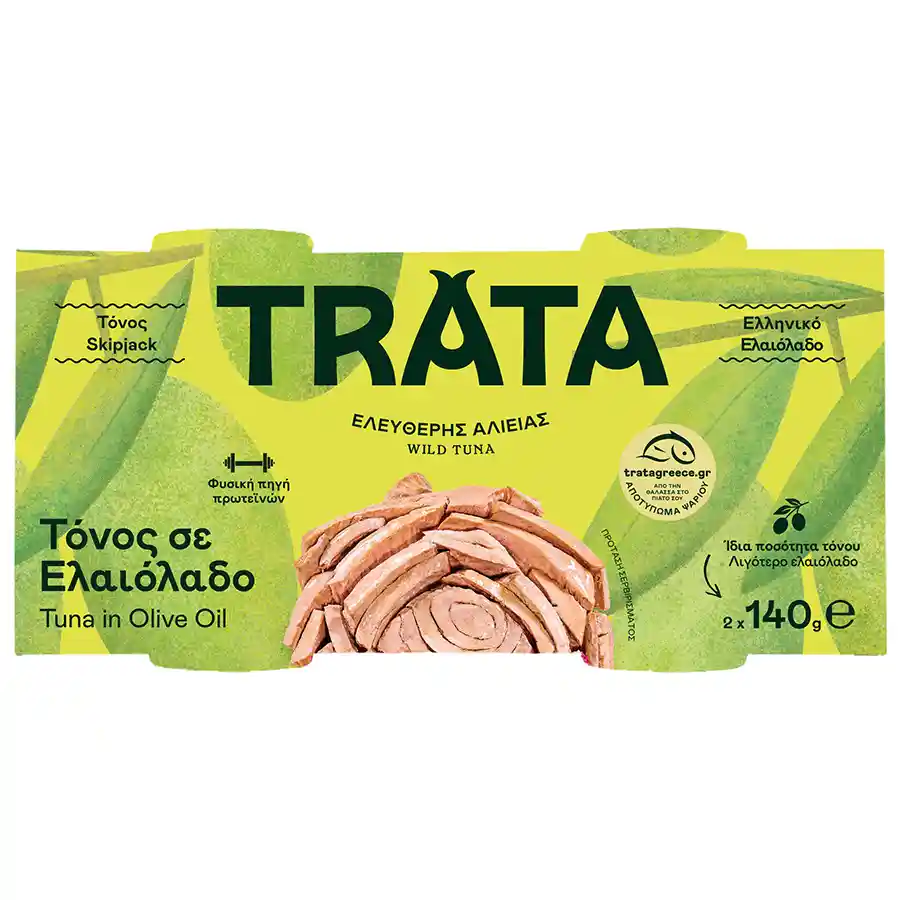 TRATA Τόνος Σε Ελαιόλαδο 2 × 140 g
