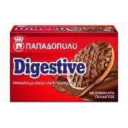 Digestive Μπισκότα με Επικάλυψη Σοκολάτα Γάλακτος 200gr