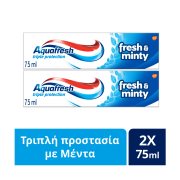 οδοντόκρεμα fresh & minty 2 × 75 ml