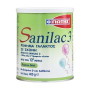 Sanilac 3 Γάλα 3ης Βρεφικής Ηλικίας 12+ Μηνών σε σκόνη 400gr