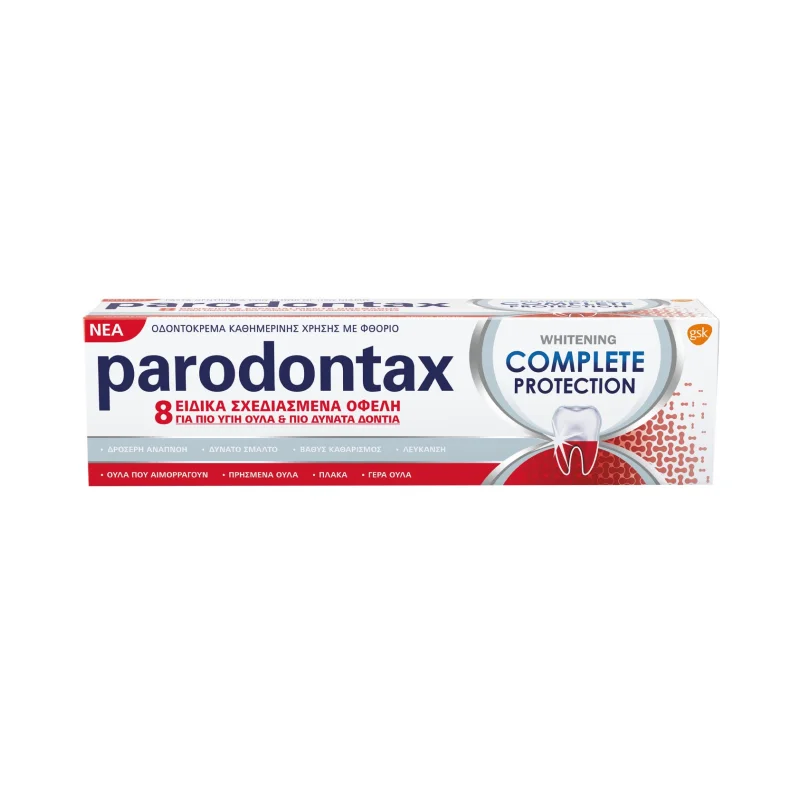 PARODONTAX Complete Protection Οδοντόκρεμα Whitening 75 ml