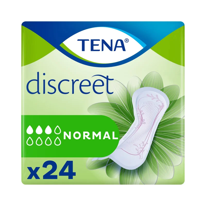 TENA Discreet Σερβιέτες Ακράτειας Normal 24 τεμ.