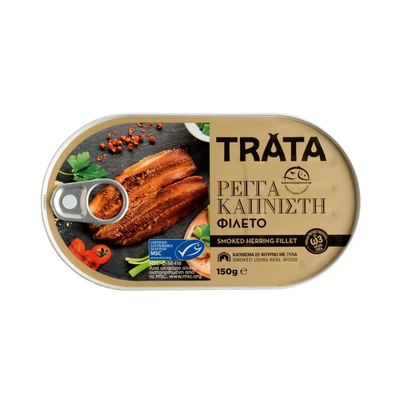 TRATA Ρέγγα Καπνιστή Φιλέτο 150 g