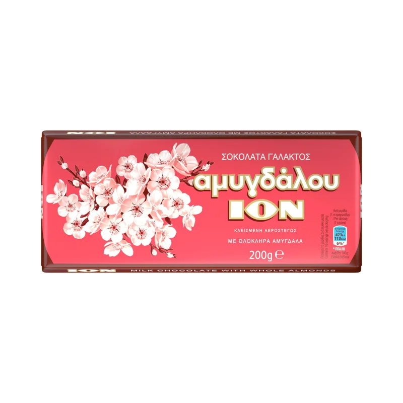 ΙΟΝ Αμυγδάλου Σοκολάτα Γάλακτος 200 g